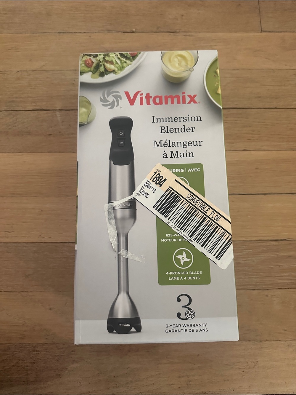 Vitamix Stainless Steel Immersion Blender - Silver/Black